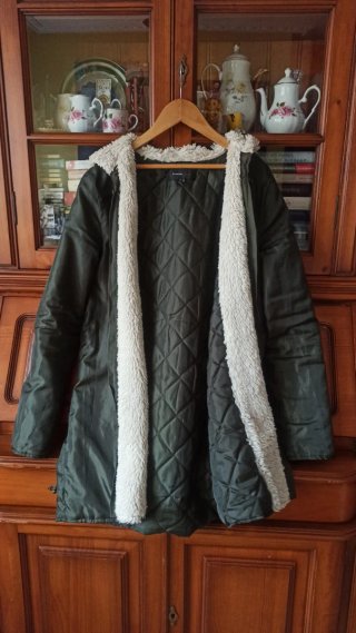 Forro con capucha para parka Mango