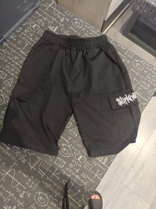 Pantalones Cortos Slipknot Negros talla 10/12 años