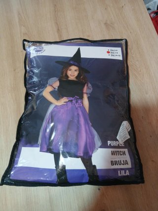 Disfraz Bruja Talla 7-9 Años