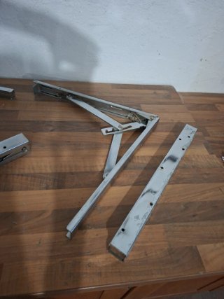Set de 6 Escuadras Abatibles de Acero