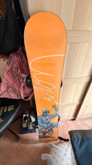 Tabla de Snowboard Burton con Fijaciones y Funda