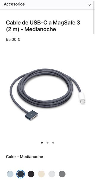 Cargador 30W y cable MagSafe 3 - Apple MacBook Air