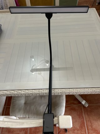 Lámpara LED flexible negra