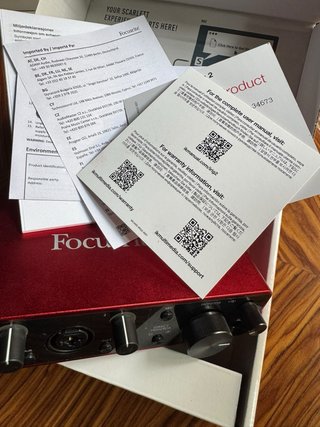 Interfaz de Audio Focusrite Scarlett 2i2 3ª Gen