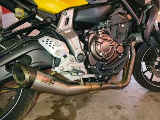 Yamaha MT07 Negra y Amarilla