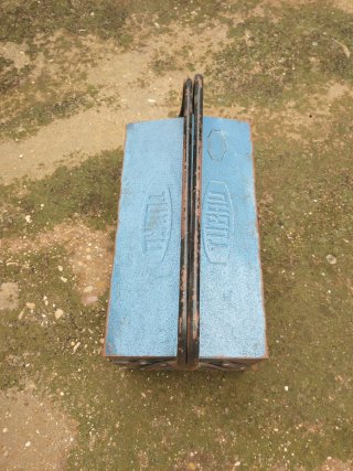 Caja de Herramientas Metálica Azul
