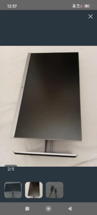Monitor HP E223 Plata y Negro