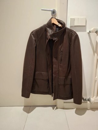 Chaqueta de Piel Timberland Marrón
