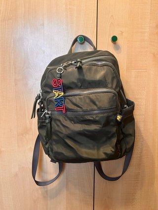 Mochila Parfois negra y verde
