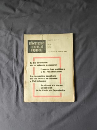 Lote Revistas “Información Comercial Española” – M