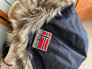 Abrigo Geographical Norway Mujer Negro