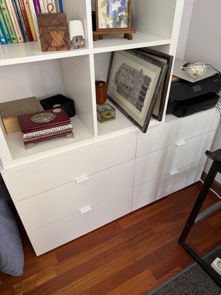 Cajonera Blanca Minimalista
