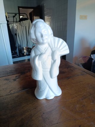 Florero de Cerámica Figura Geisha
