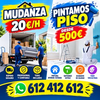 Mudanzas Portes y mudanzas Pintores baratos