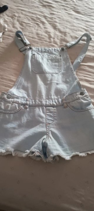 Peto vaquero corto.Talla 9-10