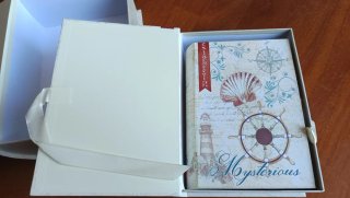 Set 3 Cajas Decorativas Libro Náutico