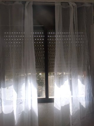 4 Cortinas Visillo Tipo Lino fino transp. 225x140