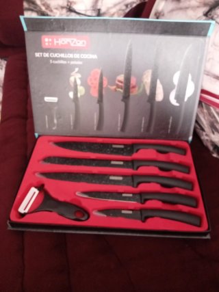Set de 5 Cuchillos y Pelador Horizon