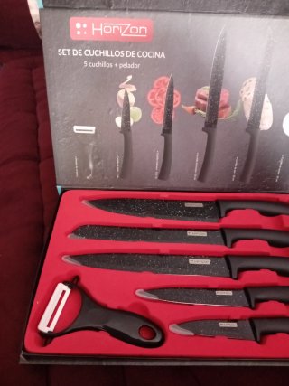 Set de 5 Cuchillos y Pelador Horizon