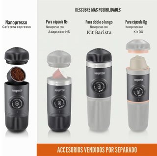 WACACO Nanopresso cafetera portátil 18 bar