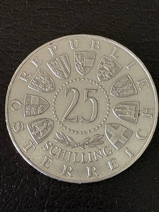 Monete d'argento da 25 scellini austriaci