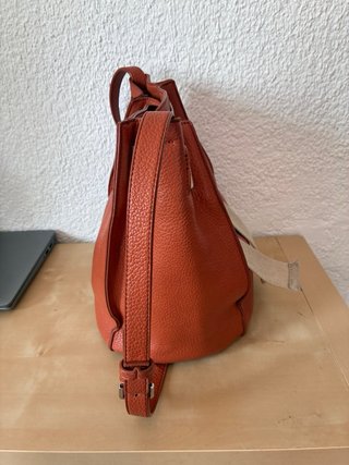 Bolso Adolfo Domínguez Piel Color Teja