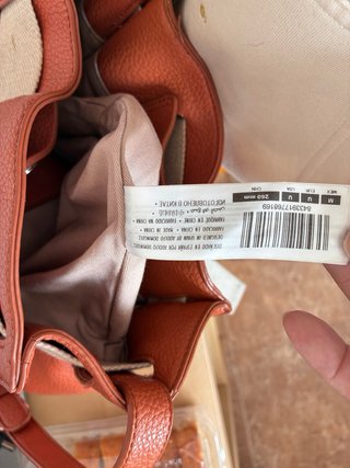 Bolso Adolfo Domínguez Piel Color Teja