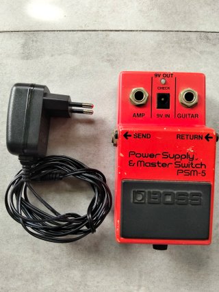 Pedal BOSS PSM-5 Power Supply &  Switch (1989)