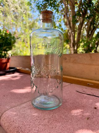 Bottiglia Coca-Cola 1L Vintage fine anni 90