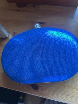 Zapatos de Salón Azules con Pedrería