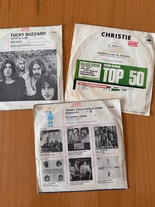 Lote 9 Singles Vinilo Rock-Pop 60s-70s
