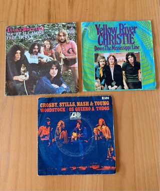 Lote 9 Singles Vinilo Rock-Pop 60s-70s