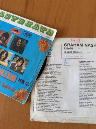 Lote 9 Singles Vinilo Rock-Pop 60s-70s