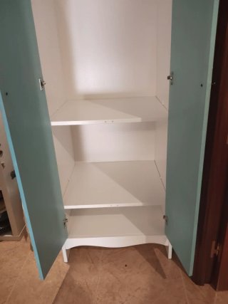 Armario Ikea azul turquesa
