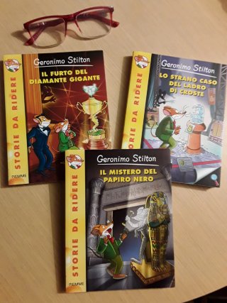 Set tre libri Geronimo Stilton