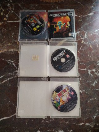 Pack 3 Juegos PS3: Minecraft, Call of Duty, Dragon