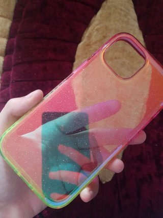 Funda iPhone 13 Rosa Glitter