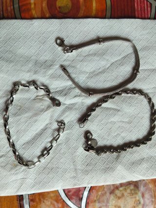 Pulseras de Plata de Ley35€ cada una