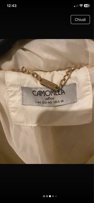 Piumino Camomilla Beige/Bianco