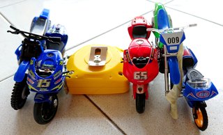 5 modellini Moto MotoGP Gibernau, Ducati Capirossi