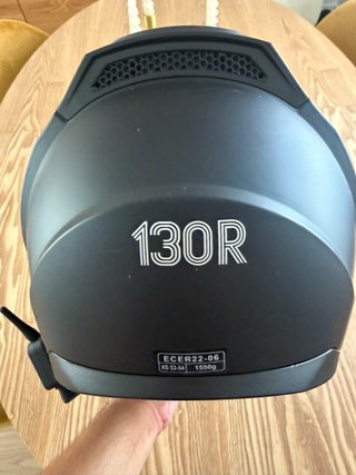 Casco de Moto 130R Negro Mate