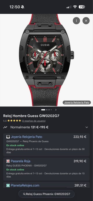 Reloj Guess Hombre GW0202G7