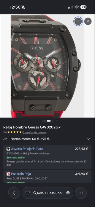 Reloj Guess Hombre GW0202G7