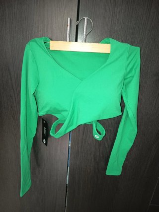 Camiseta Deportiva Manga Larga Verde