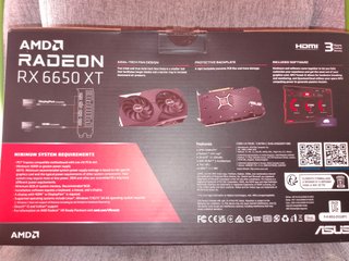 Tarjeta grafica RX 6650 XT 8GB OC