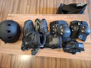 Patines en línea Oxelo FIT100 Talla 45 + Kit