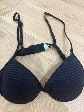 Sujetador Push-up Sfera Negro Talla 85B