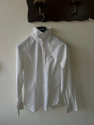 Camicia Tommy Hilfiger Bianca Stretch - Taglia 10