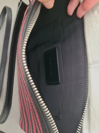 Bolso Bimba y Lola Rayas Rojo y Negro