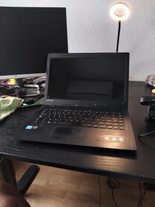 Portátil Lenovo 100S azul marino con cargador